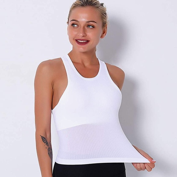 Women’s Ribbed Racerback Crop Tank - Small - Picture 5 of 10